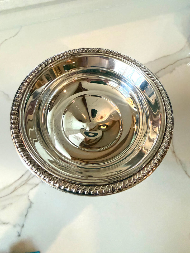 Silver Plate Pedestal Dish