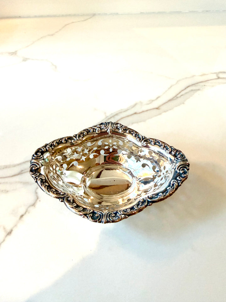 Sterling Silver Fluted Dish