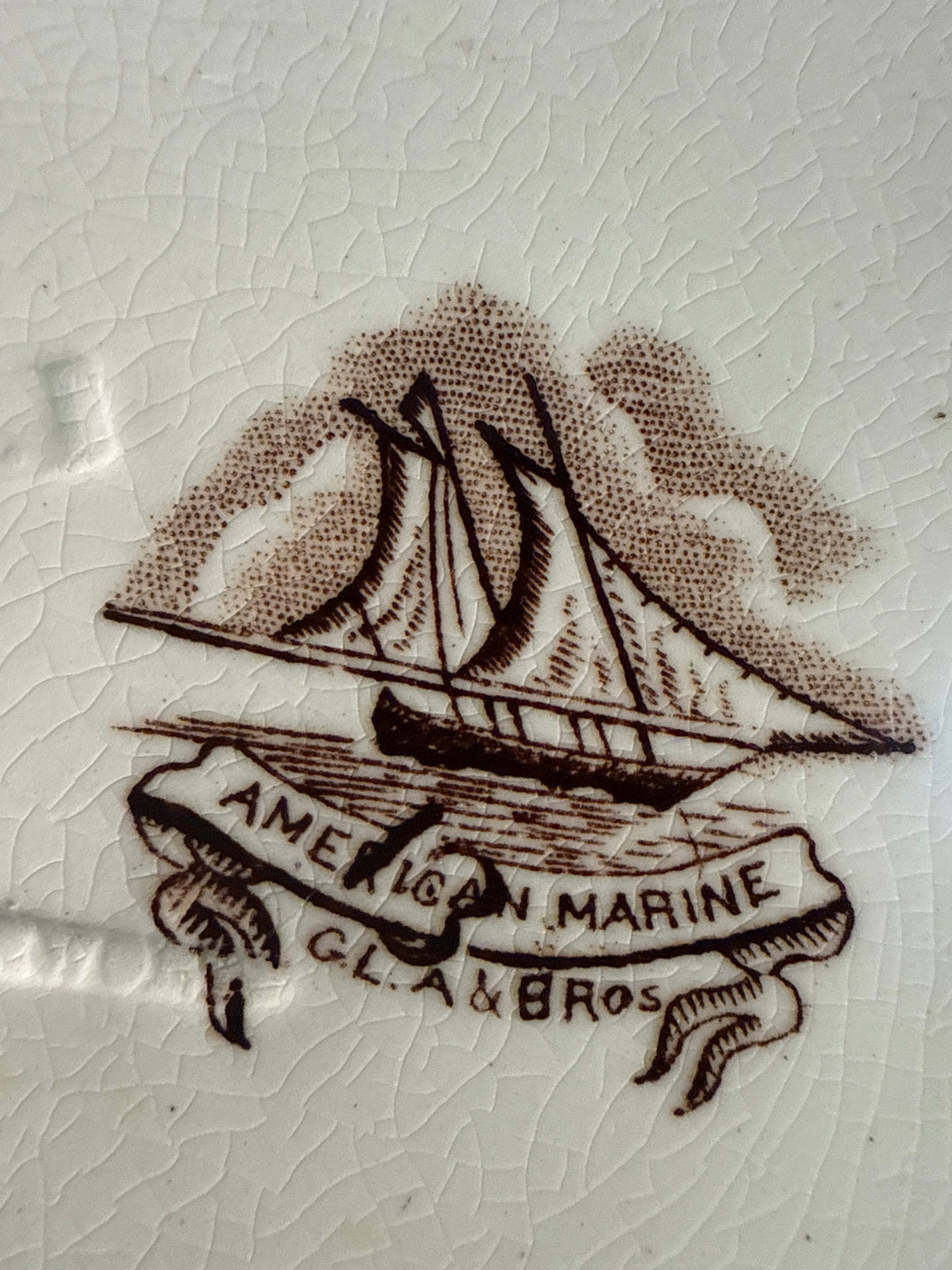 Set of 8 “American Marine” Plates