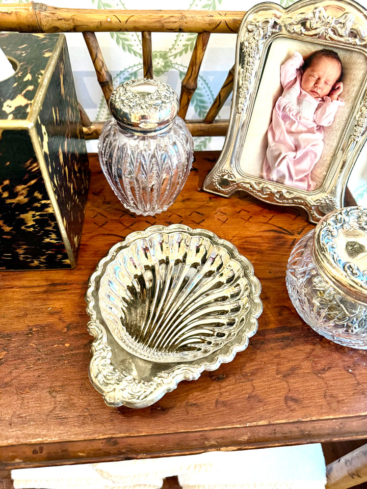 Silver Shell Dish