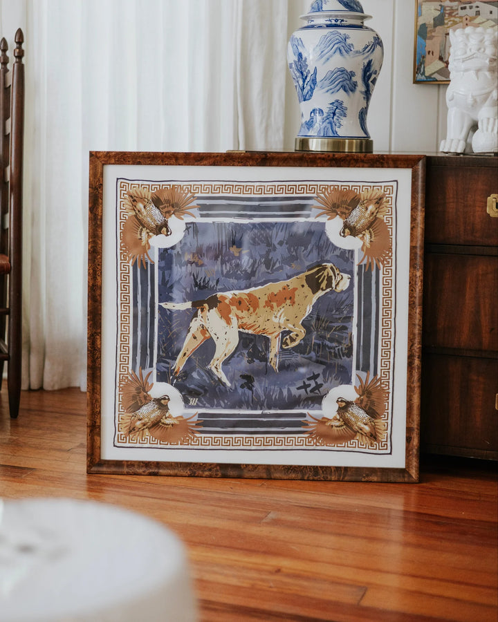 Framed Silk Scarves