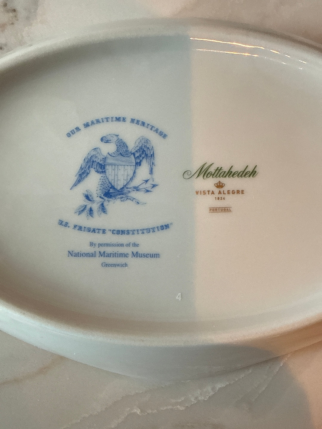 Sailing Ships Dish by Mottahedeh