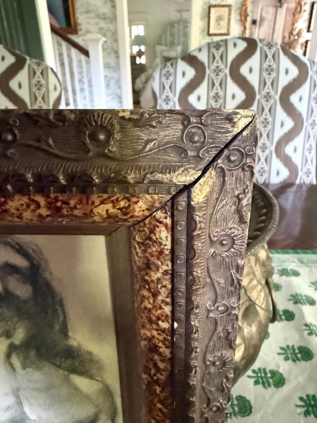 Nude in Antique Frame