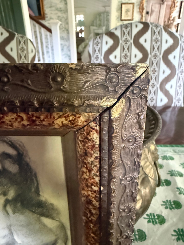 Nude in Antique Frame