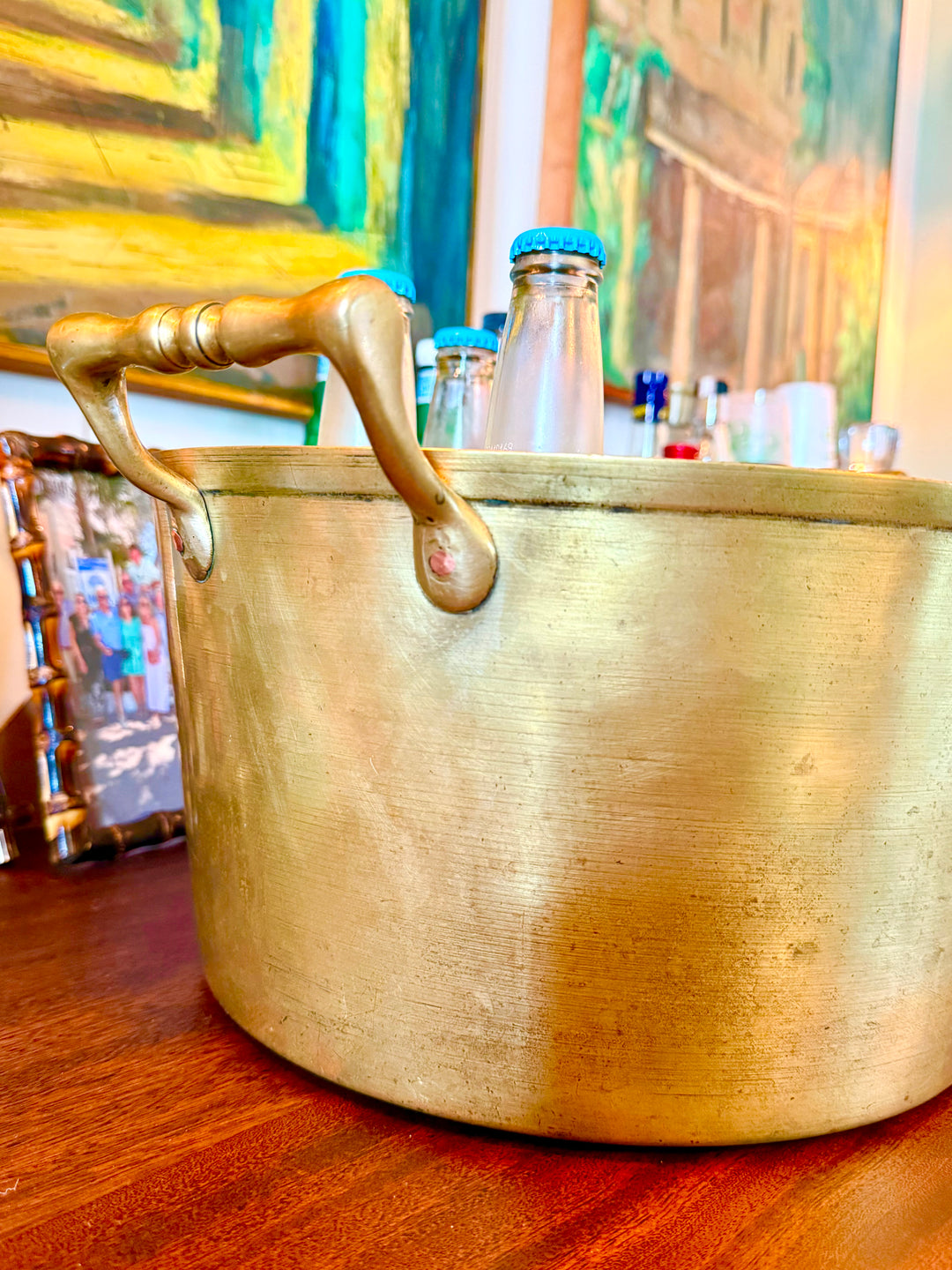 Brass Ice Bucket or planter