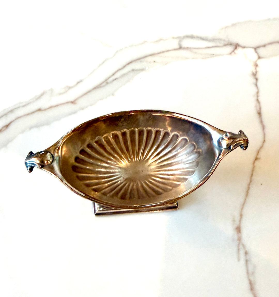 English Pedestal Salt Dish