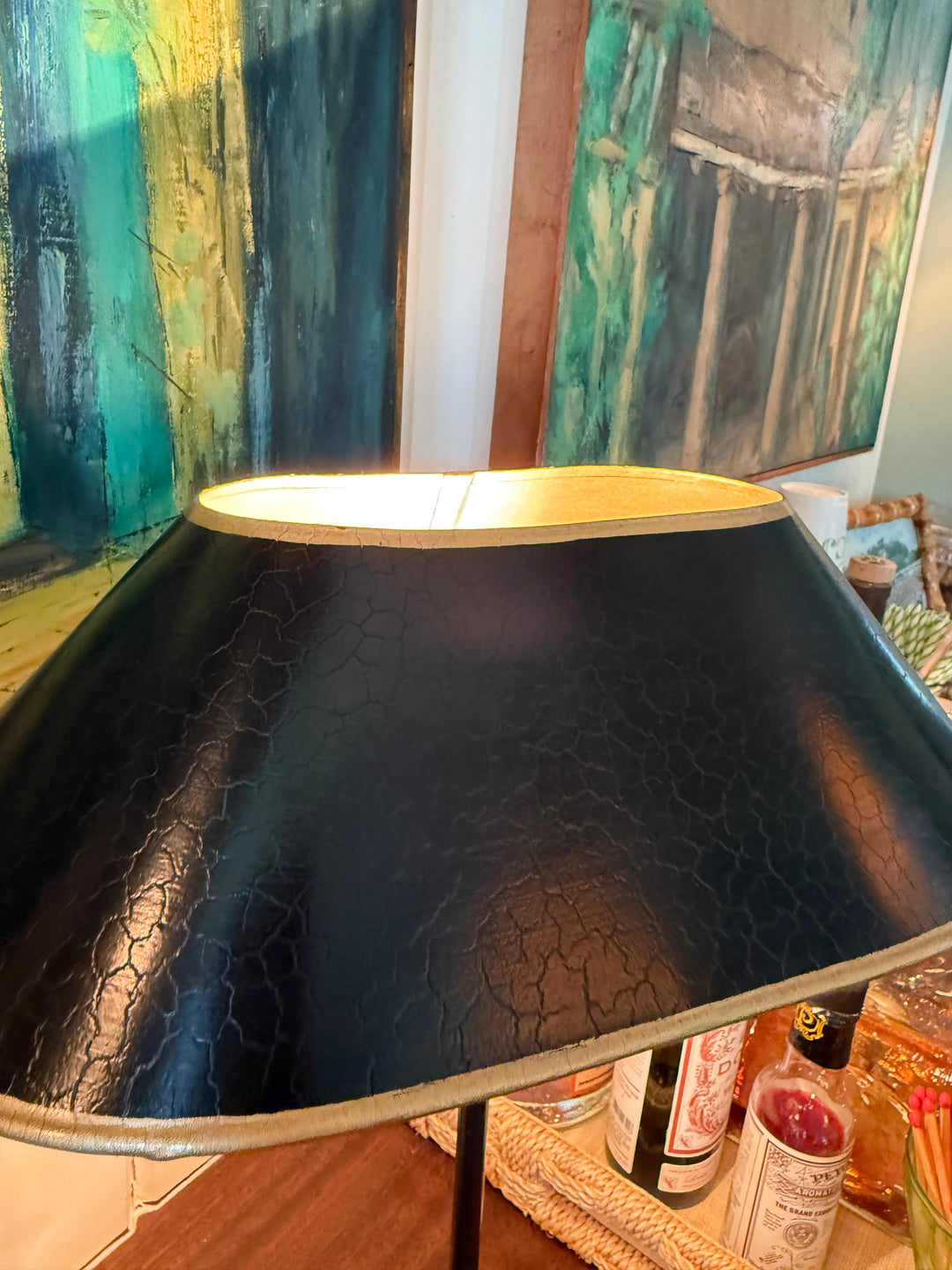 Tole Statement Lamp
