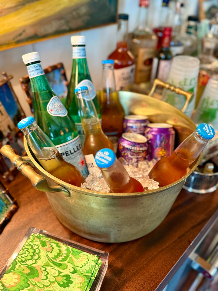 Brass Ice Bucket or planter
