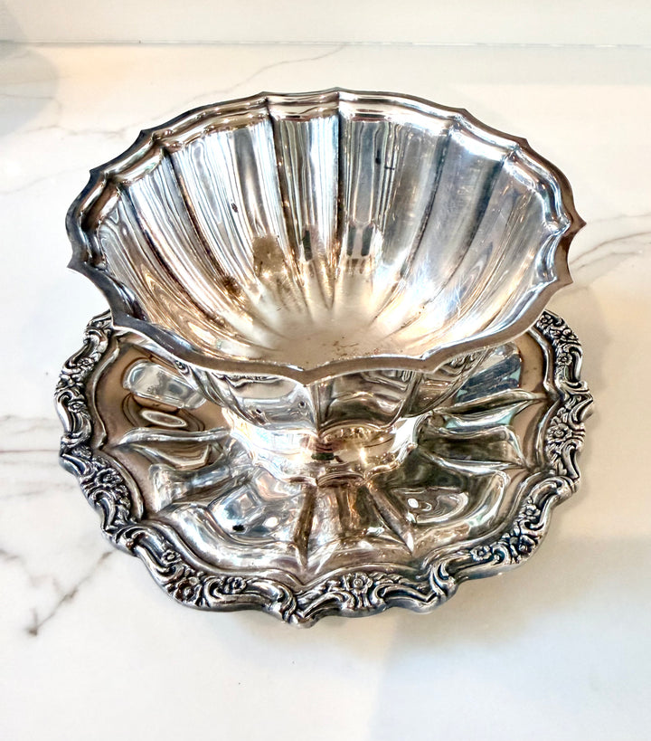 Condiment Dish in Silverplate