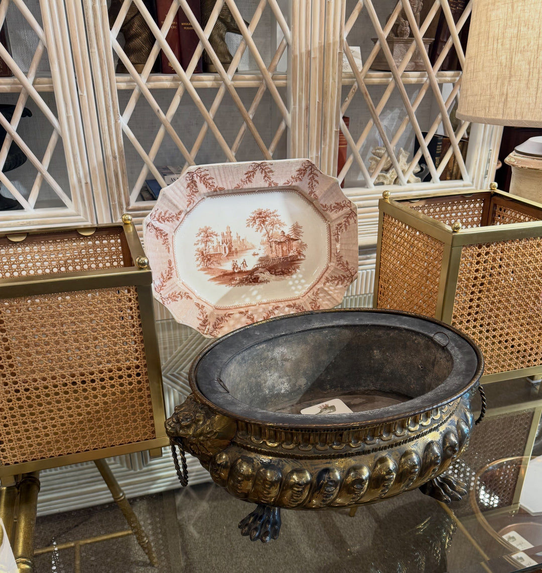 Pair of cane planters