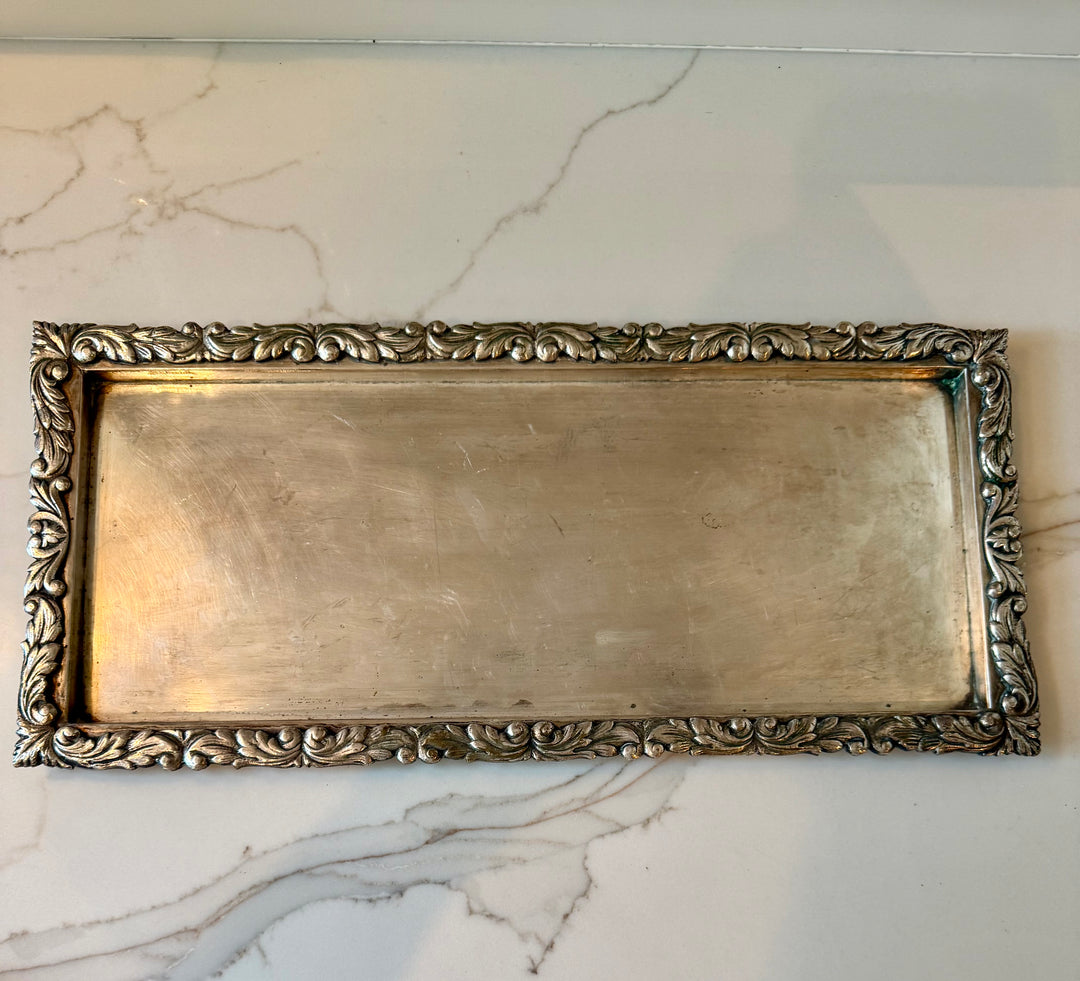 Silver Plate English Tray