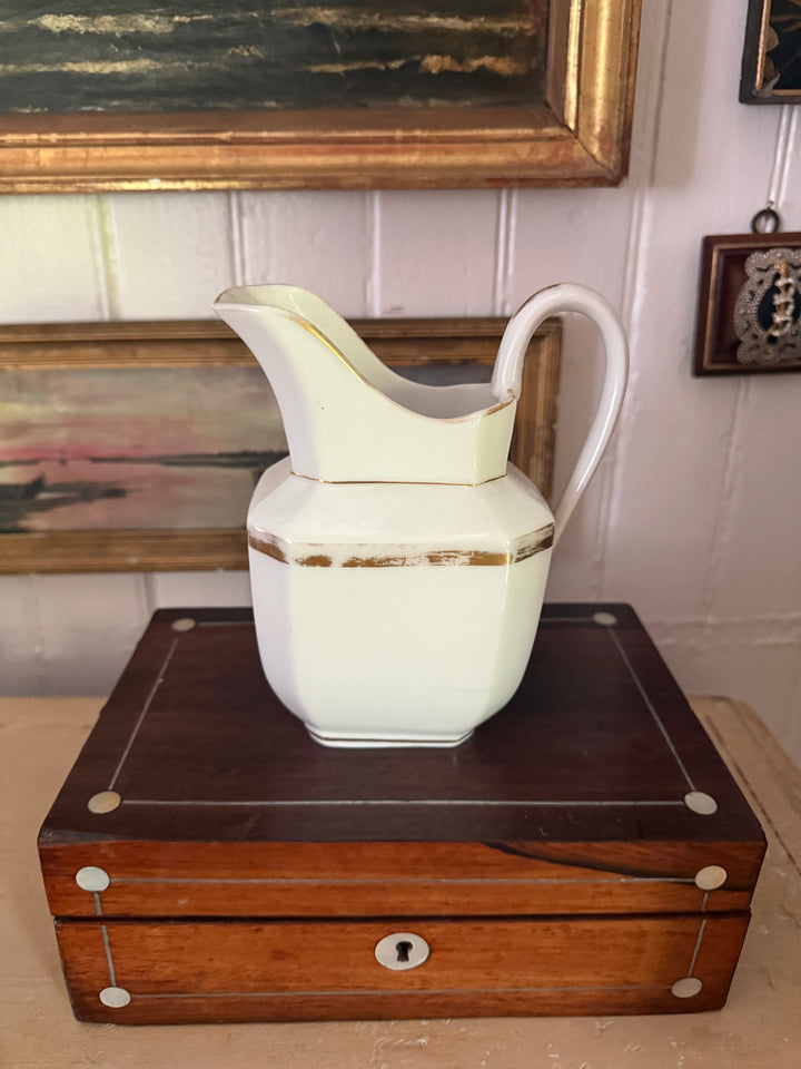 Porcelain Pitcher with Gold trim