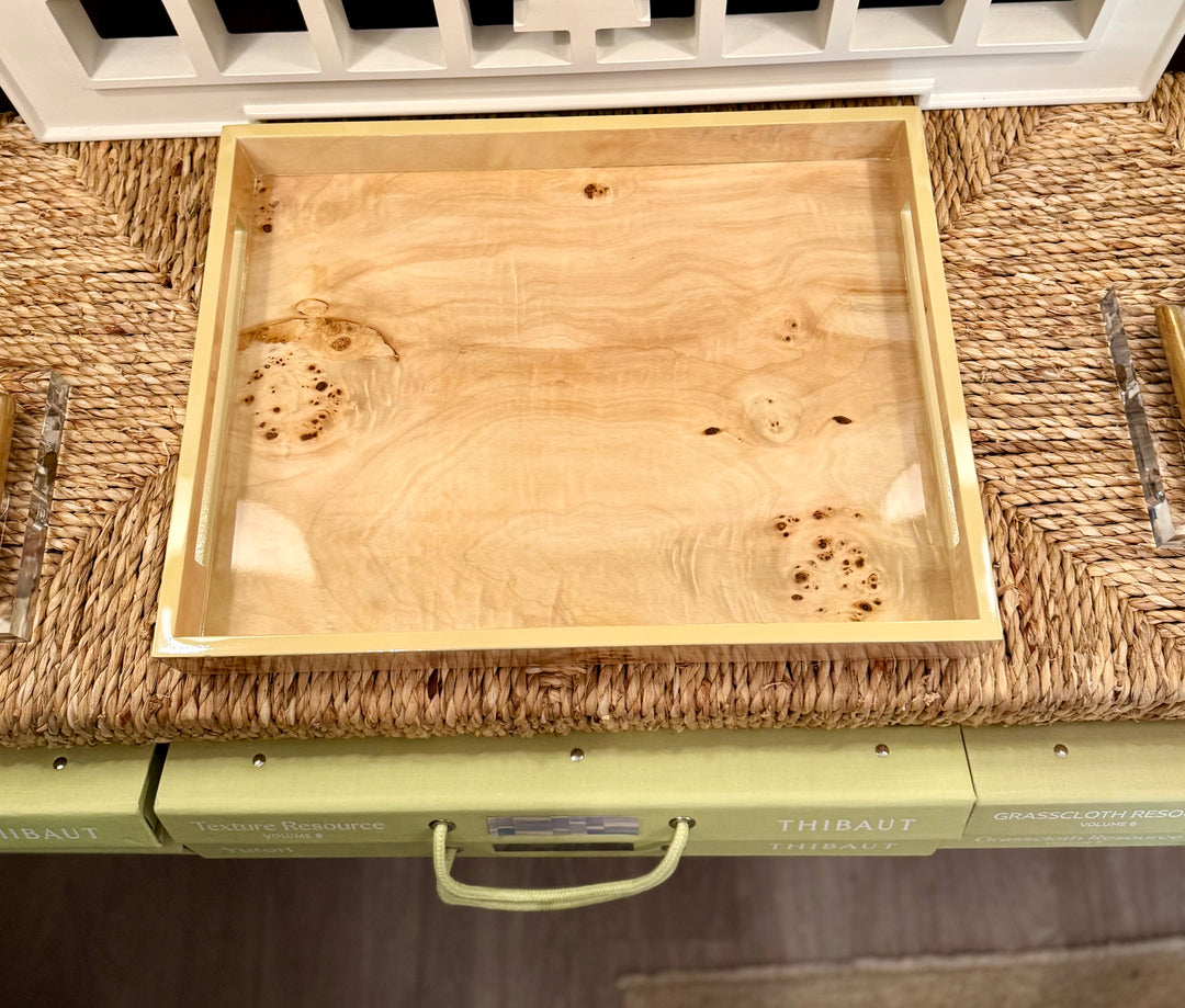 Chic Burl Wood Tray