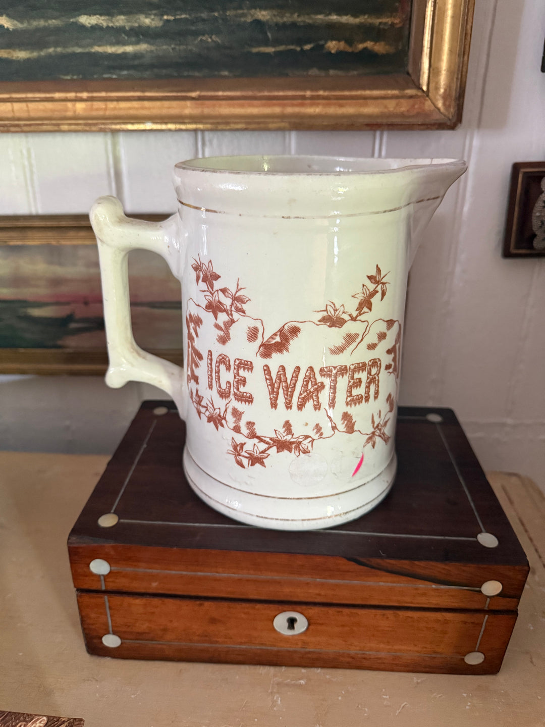Victorian Ice Water Pitcher