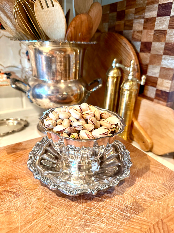 Condiment Dish in Silverplate
