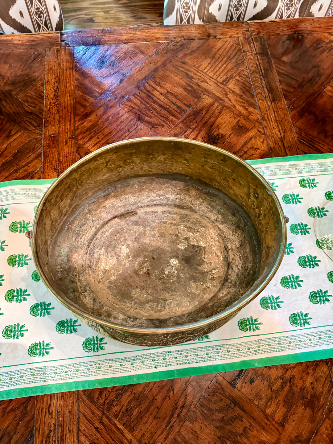 Ornate Brass Planter