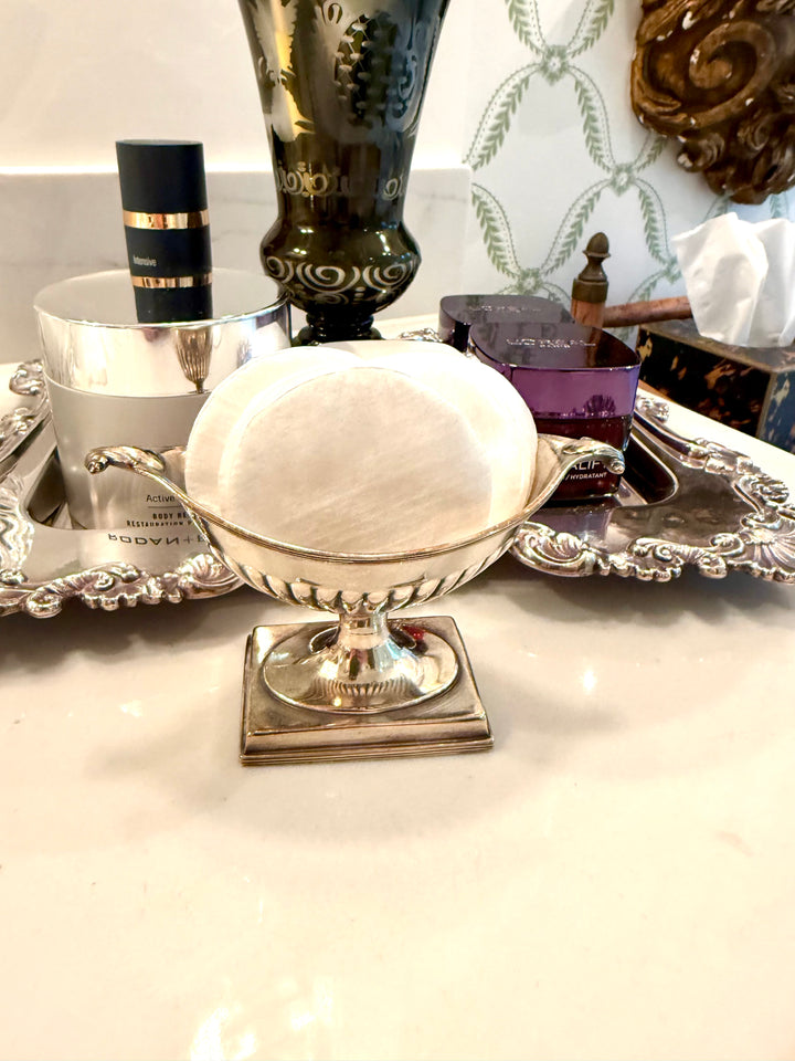 English Pedestal Salt Dish