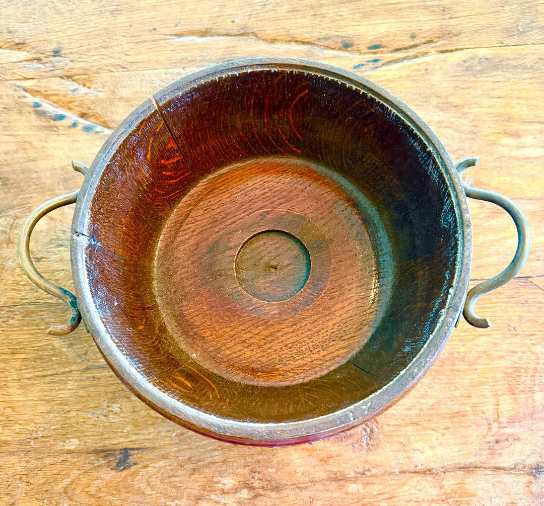 Antique English trophy pedestal bowl