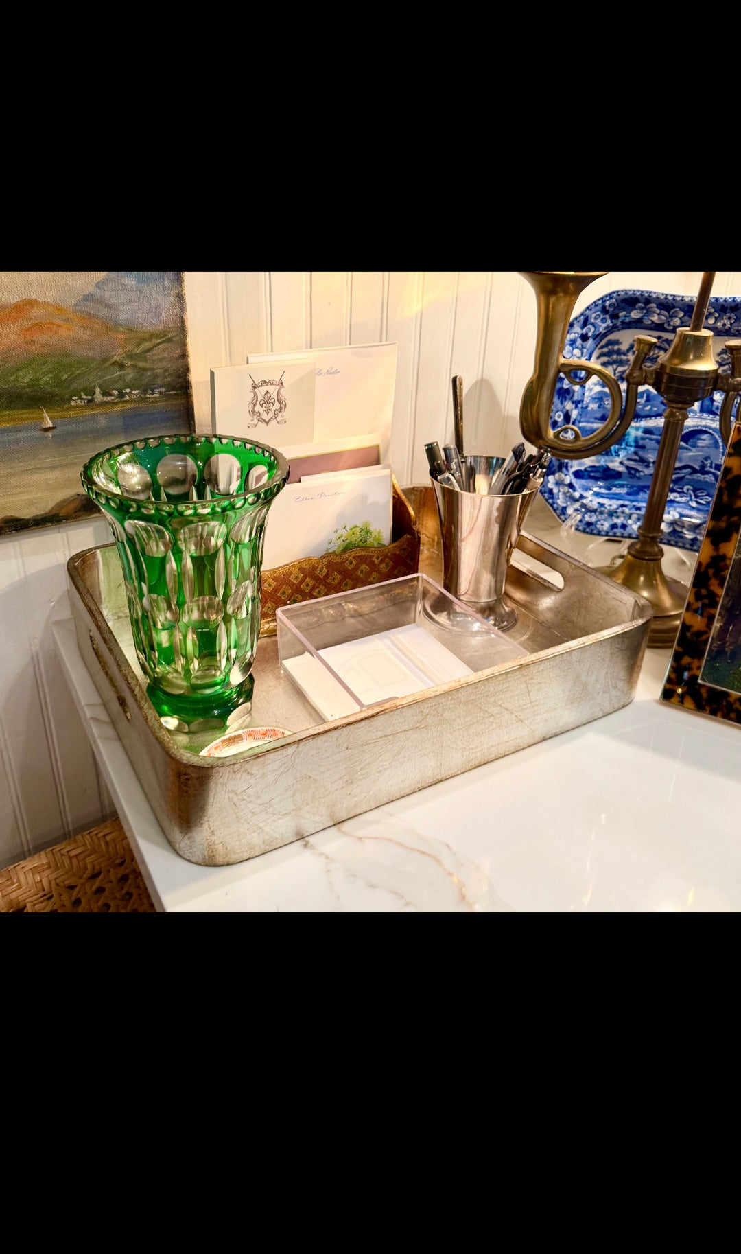 Silver Leaf Tray