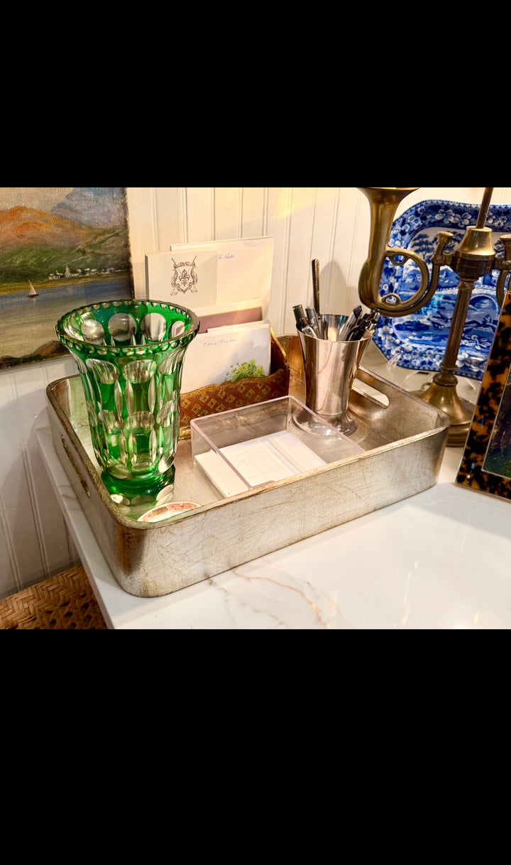 Silver Leaf Tray
