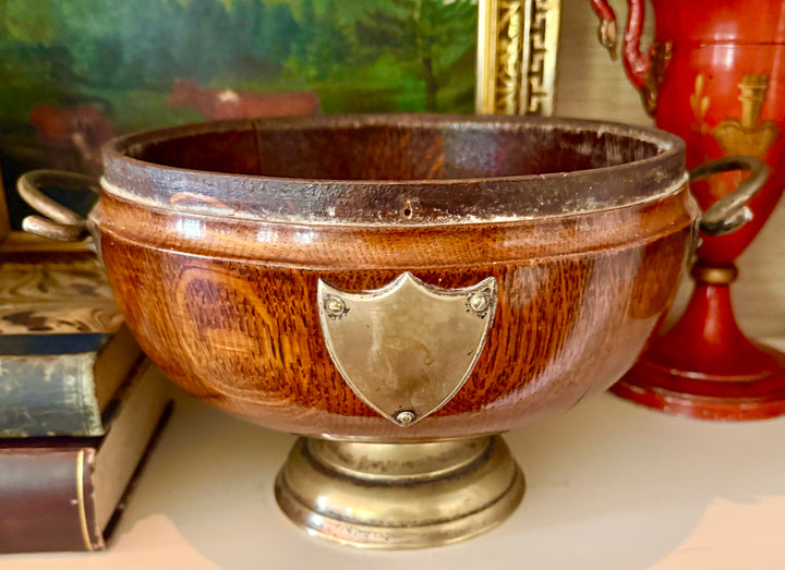 English pedestal trophy cup