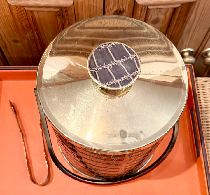 Mid Century Moc Croc Ice bucket