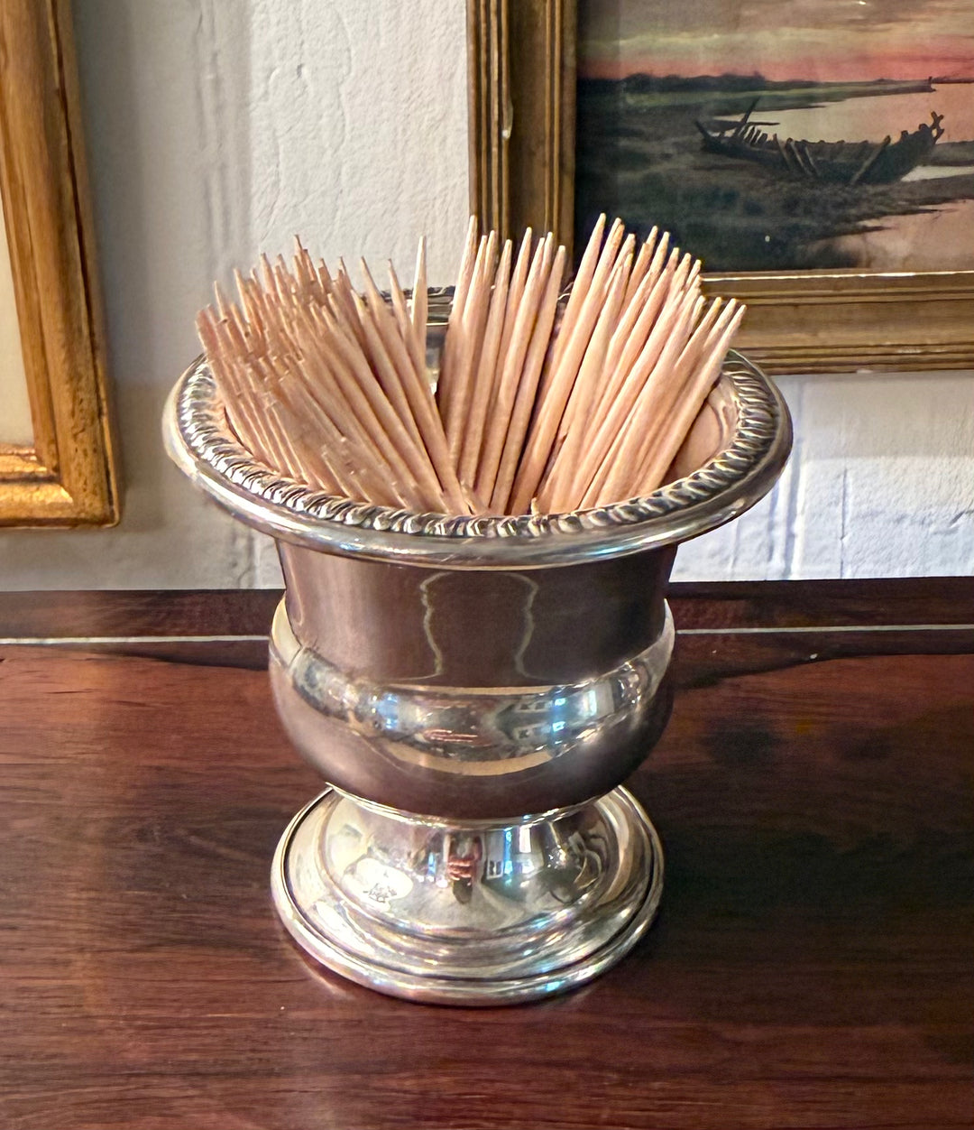 Sterling Silver Toothpick Holder