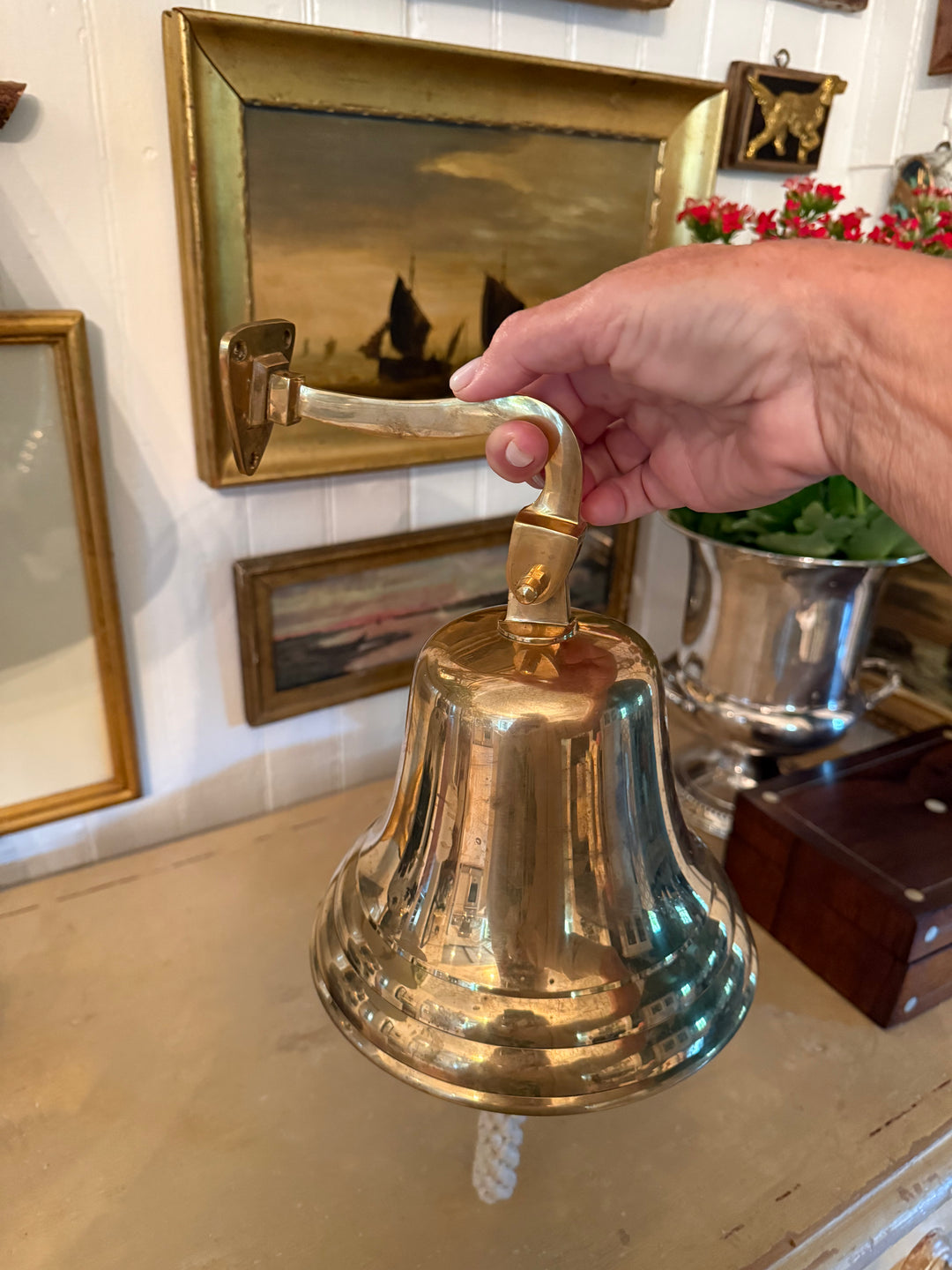 Polished Brass Ship’s Bell