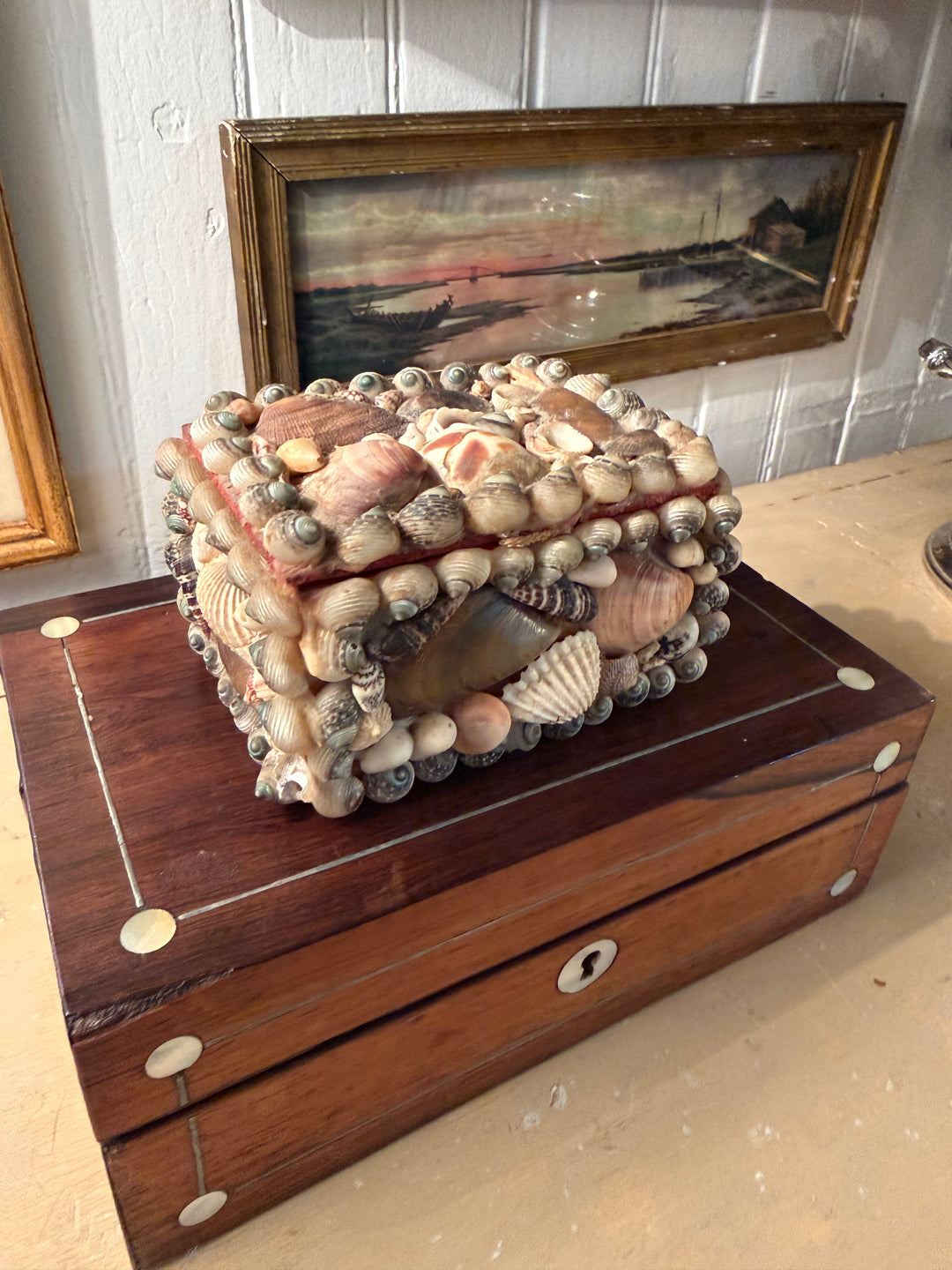 Vintage Shell Box