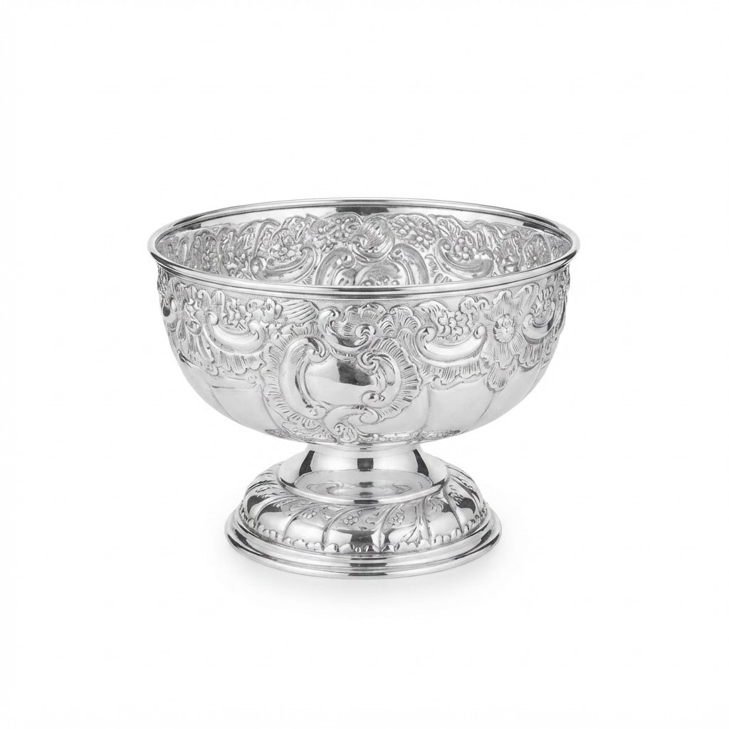 Sheffield Silver Pedestal Bowl