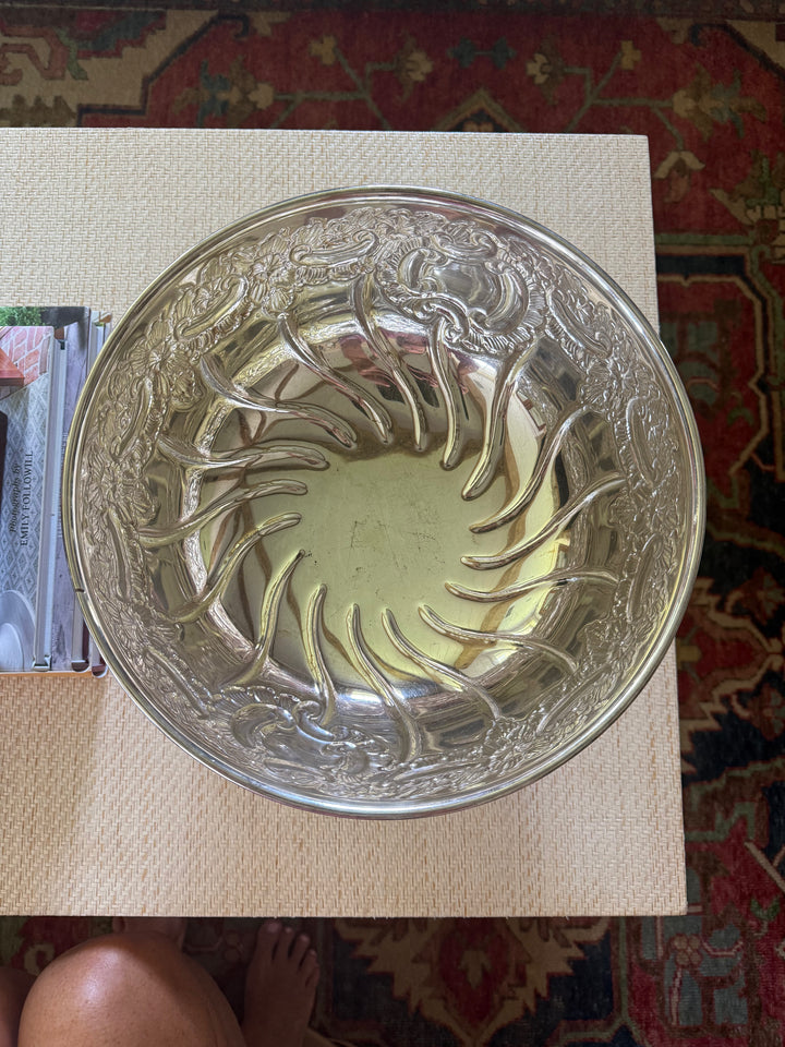 Sheffield Silver Pedestal Bowl
