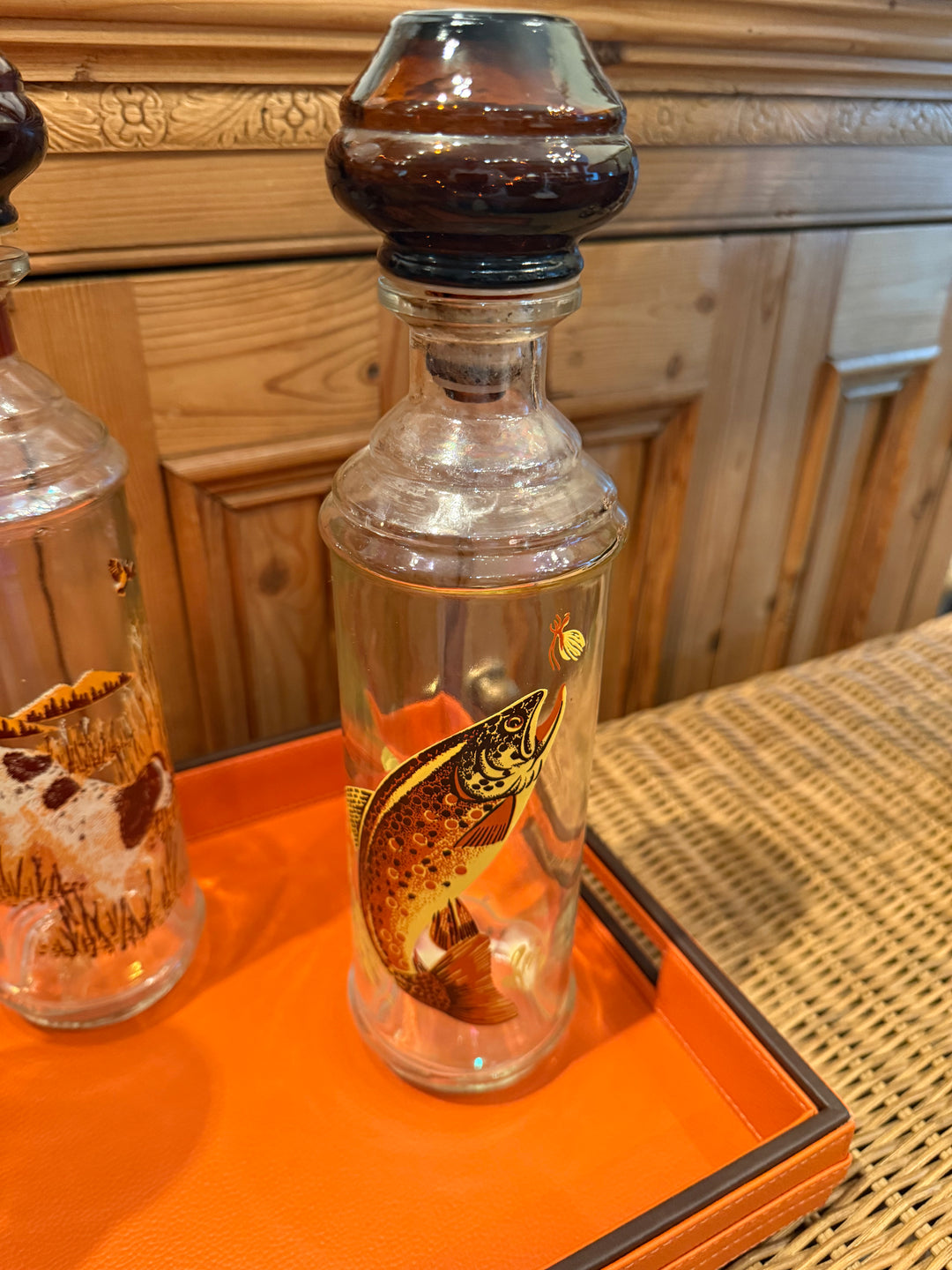 Vintage Wildlife Decanters