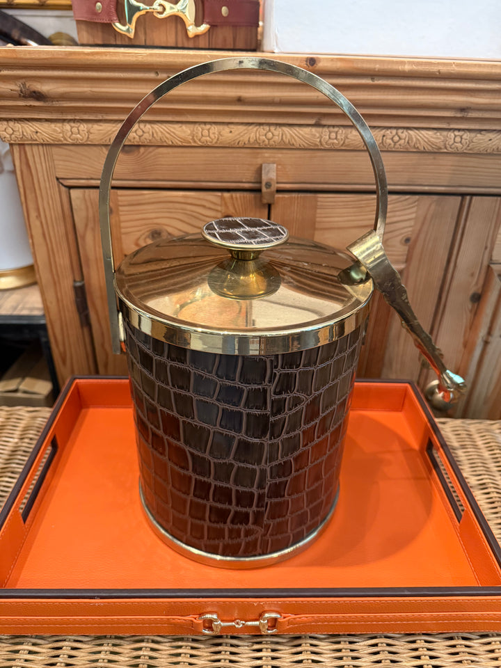 Mid Century Moc Croc Ice bucket