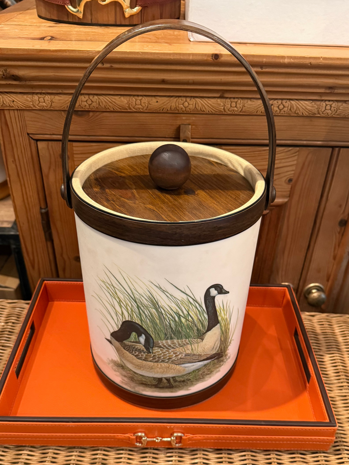 Vintage Ice Bucket w/Duck Motif