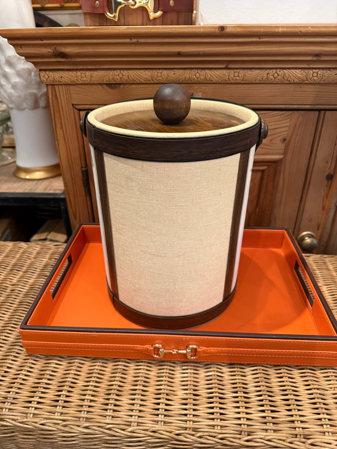 Vintage Ice Bucket w/Duck Motif