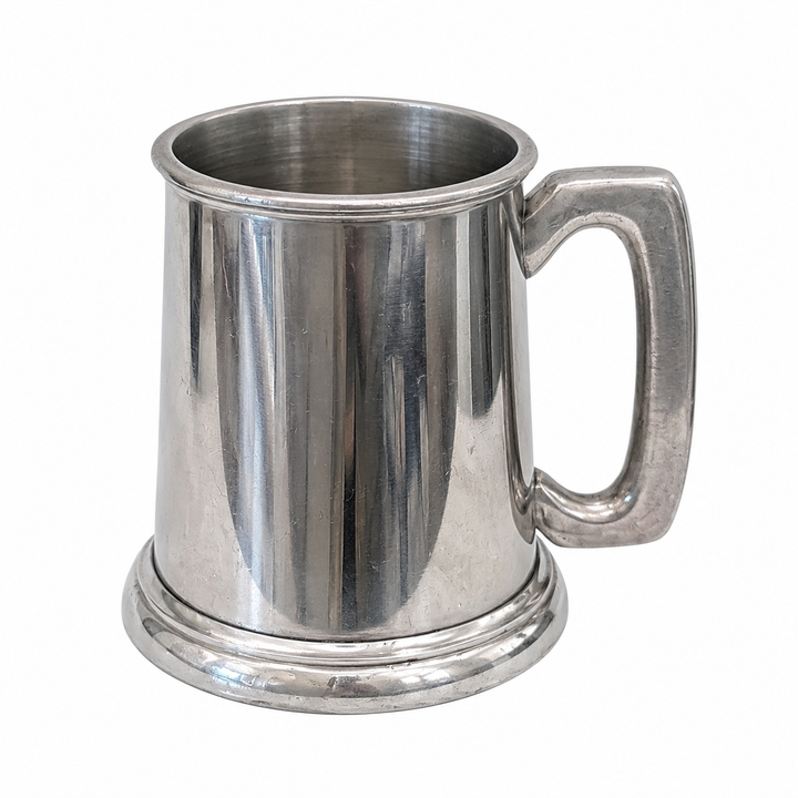 Sheffield Pewter mug with “HGH” monogram