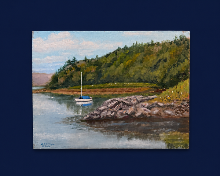 Cape cod oil on board