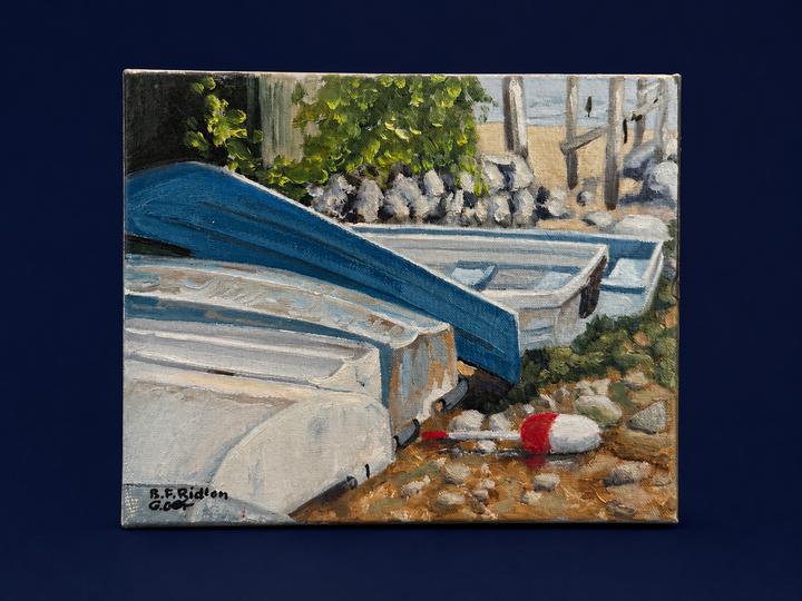 “Docked” Oil on board