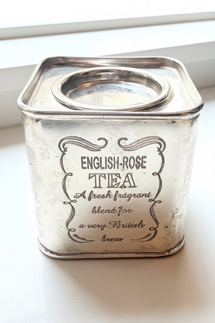 Vintage English Tea caddy
