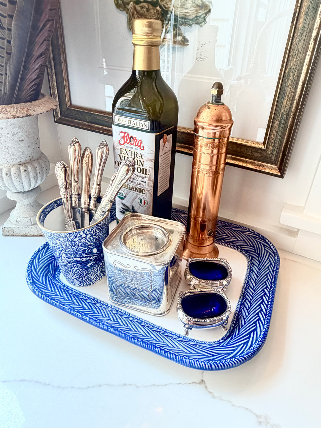 Vintage English Tea caddy