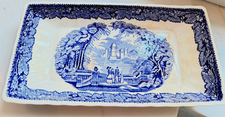 Blue & White Rectangular Dish       “I have one by my kitchen sink to hold soap, sponges, etc!