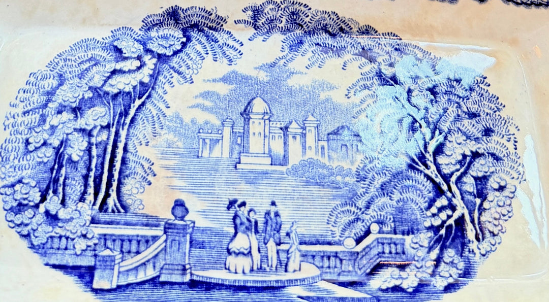 Blue & White Rectangular Dish       “I have one by my kitchen sink to hold soap, sponges, etc!