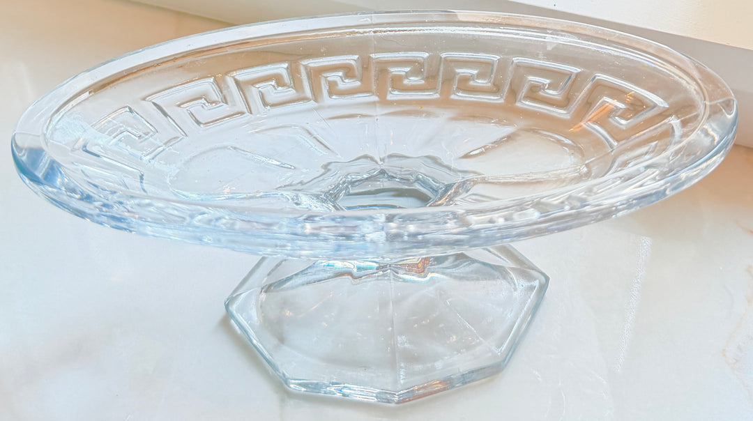 Greek Key Glass Dish, I love  this to hold things but a sink!