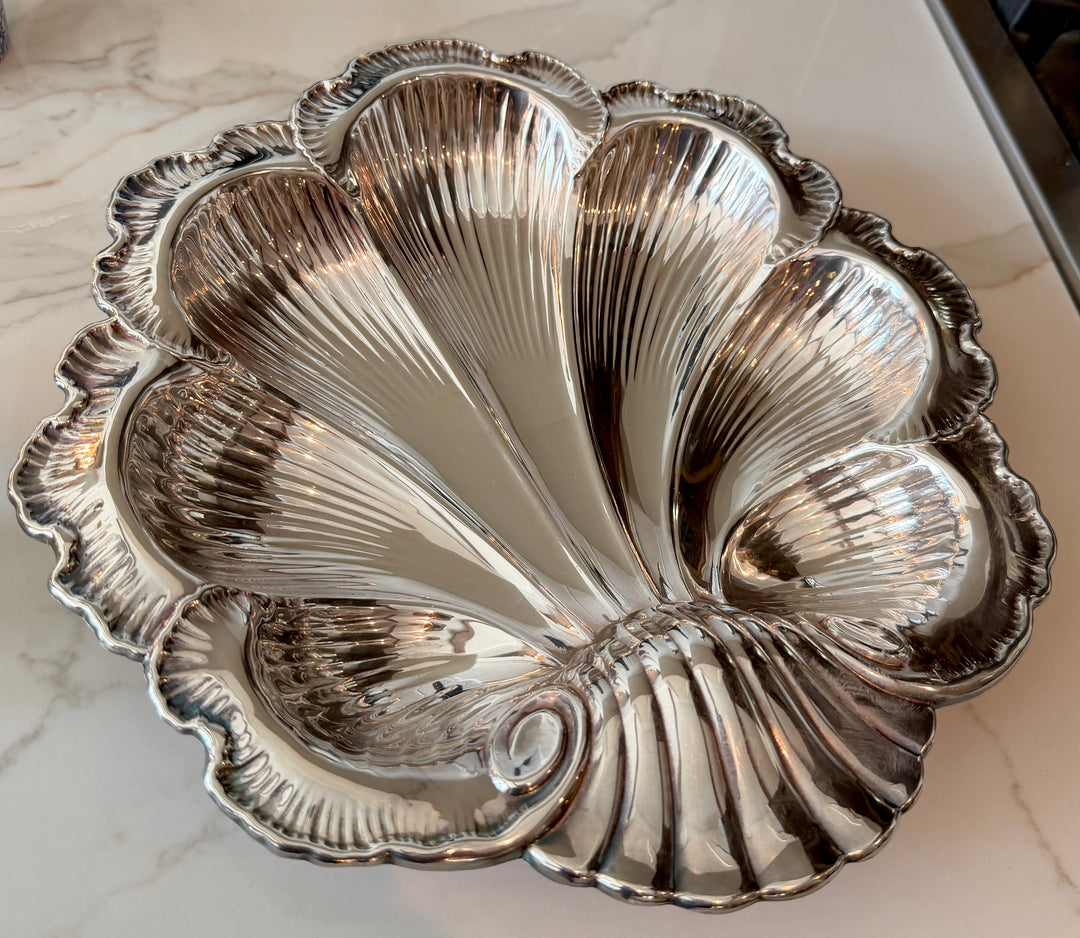 Shell platter, great for display or serving, so pretty!