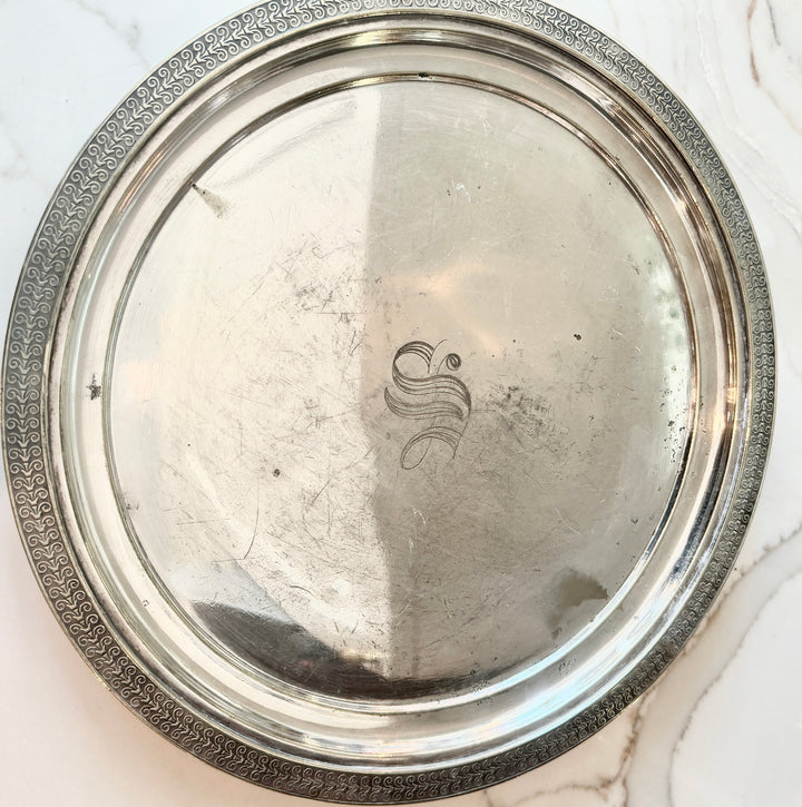 "S” Monogram Tray, great as a catch-all