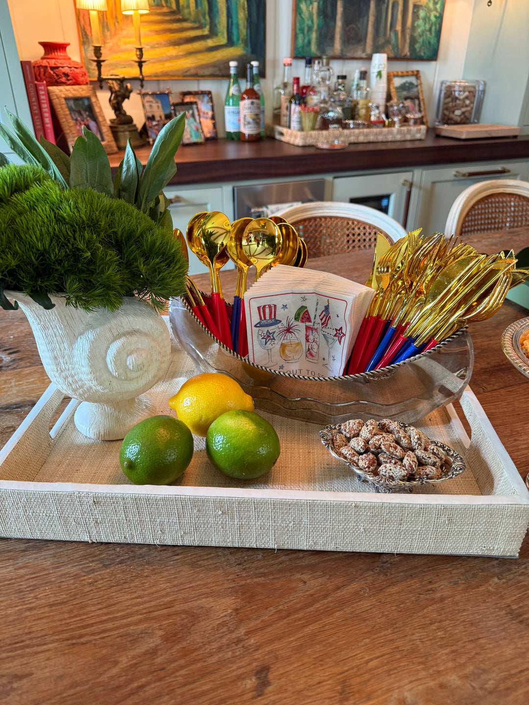 Vintage Silver Boat Server