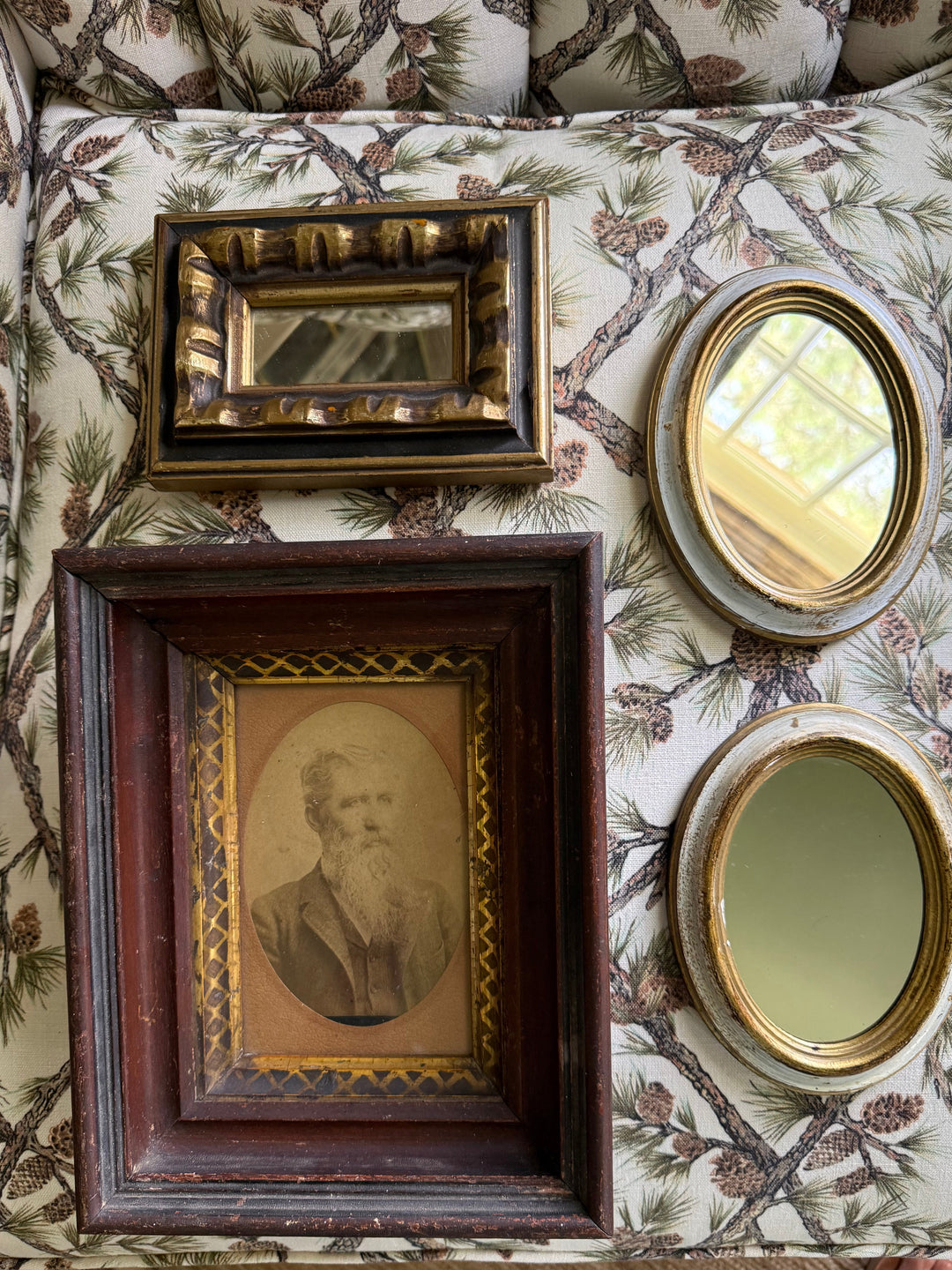 French Petite Oval Mirror
