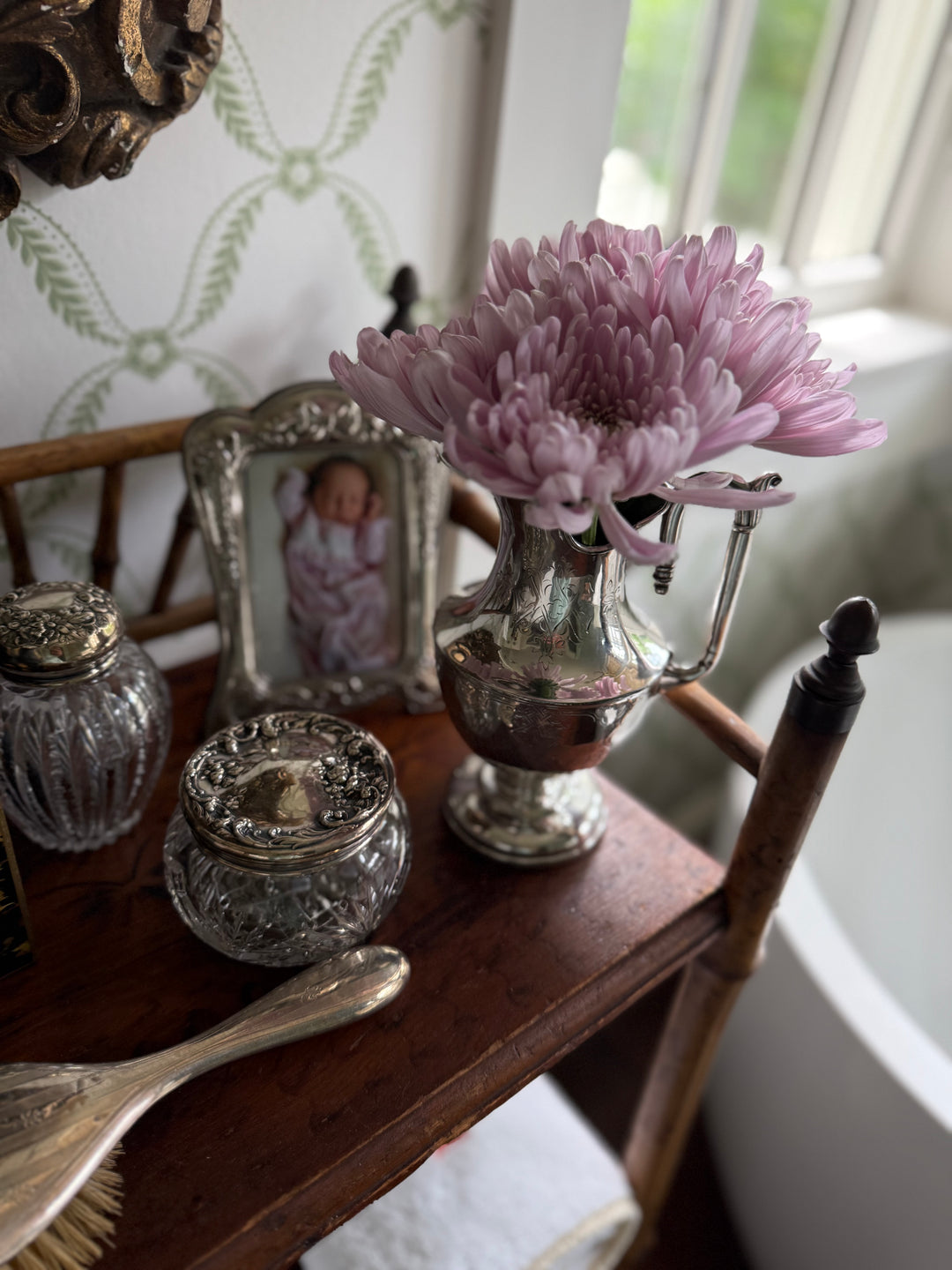 Petite Engraved Pitcher