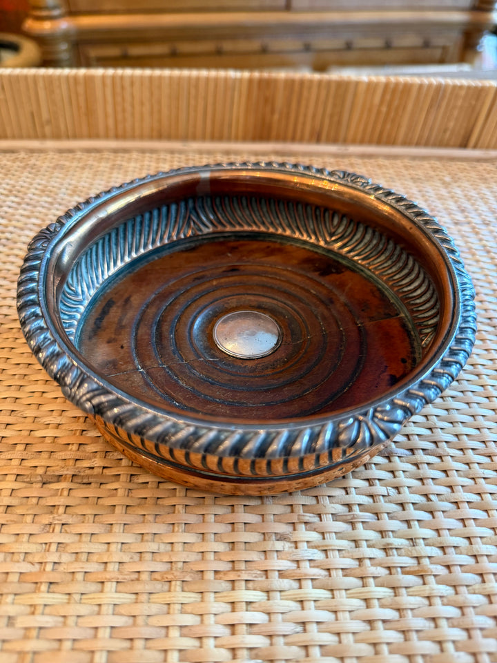 Silver on Copper Wine Caddy