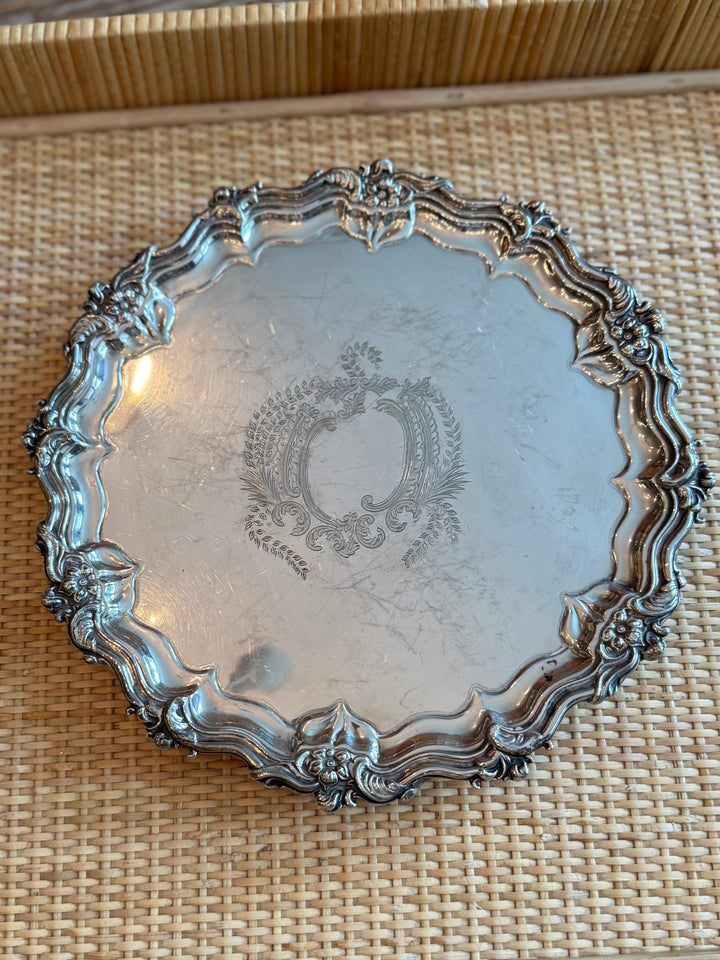 Petite English Footed Tray